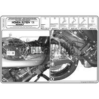 Крепления под боковые кофры KAPPA Monokey Honda XL 700V Transalp (2008) KL203