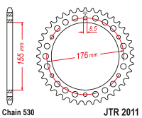 Приводная звезда JT JTR2011.42 (PBR 4392)