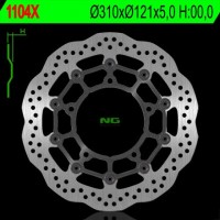 Тормозной диск NG передний SUZUKI DL/GSF/GSX/GSXR 1300/B-KING/ M 1800 (310x121x5) NG1104X