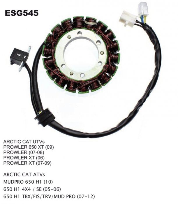 Генератор ARCTIC CAT 650 H1 (06-)  ELECTROSPORT ESG545