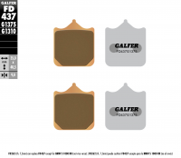Тормозные колодки GALFER FD437G1375 (FA604/4)
