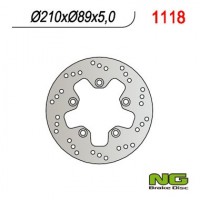 Тормозной диск NG задний SUZUKI AN 400 '05-'17 AN 250 BURGMAN '07-'08 (210X89X5) (5X10,5MM) NG1118