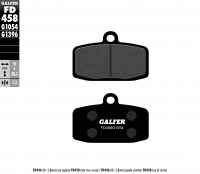 Тормозные колодки GALFER FD458G1054 (FA612)