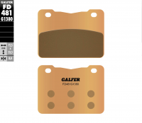 Тормозные колодки GALFER FD481G1380 (FA627)