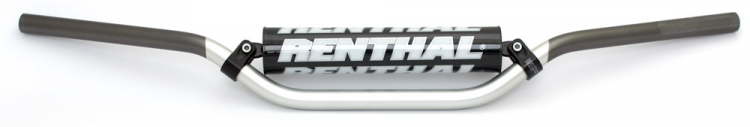 Алюминиевый руль RENTHAL 22mm MX Handlebar Серебро\Серый 983-05-SY-01-185