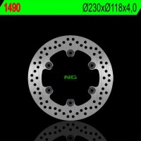Тормозной диск NG задний YAMAHA YZF 125R '14-'18, MT 125 '14-18 (230X118X4) (6X8,5MM) NG1490