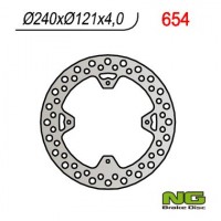Тормозной диск NG задний HONDA CR 125/250 '02-07, CRF 250/450R '04-16 (240X121,5X4) NG654