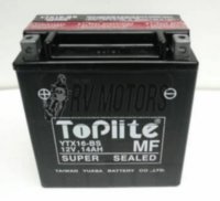 Аккумулятор TOPLITE YTX16-BS