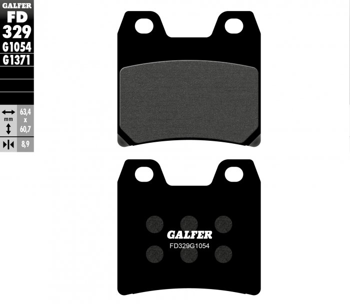 Тормозные колодки GALFER FD329G1054	