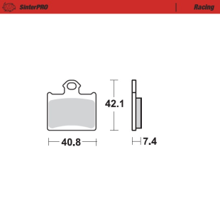 Тормозные колодки MOTO MASTER M096711 (FA602)