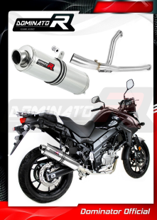 Прямоток DOMINATOR SUZUKI DL 650 V-STROM 2017 - 2020 круглый