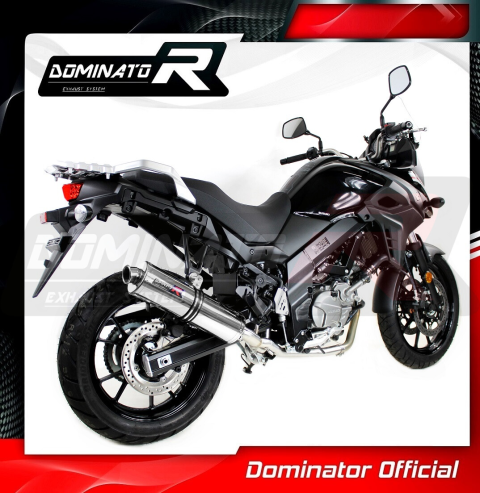 Прямоток DOMINATOR SUZUKI DL 650 V-STROM 2017 - 2020 круглый