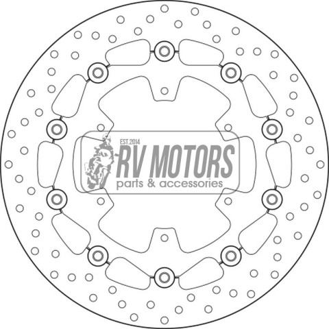 Тормозной диск BREMBO BRM 78B408A8