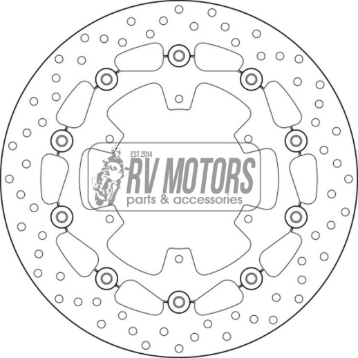 Гальмівний диск BREMBO BRM 78B408A8