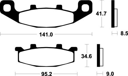 Гальмівні колодки SBS 597HF