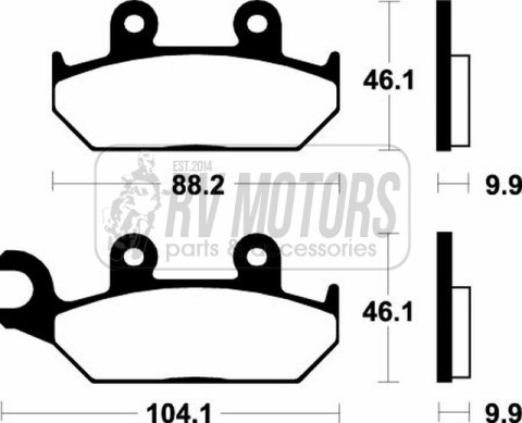 Тормозные колодки SBS 650HS