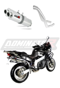 Прямоток Aprilia ETV 1000 Caponord 2001 - 2004 DOMINATOR овальный