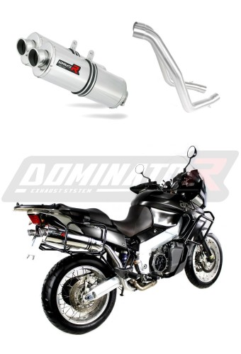 Прямоток Aprilia ETV 1000 Caponord 2001 - 2004 DOMINATOR овальный