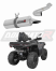 Прямоток CF MOTO C Force 1000 Touring 2024 DOMINATOR круглый