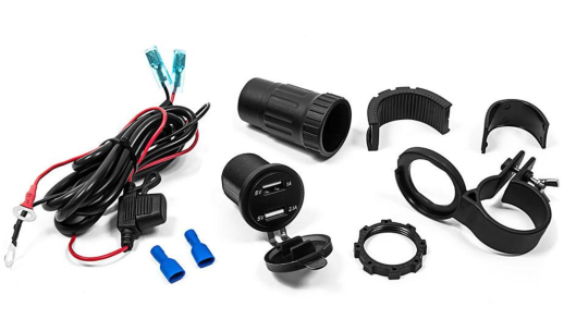 USB зарядное на 2 порта BIKETEC BTMUS10+