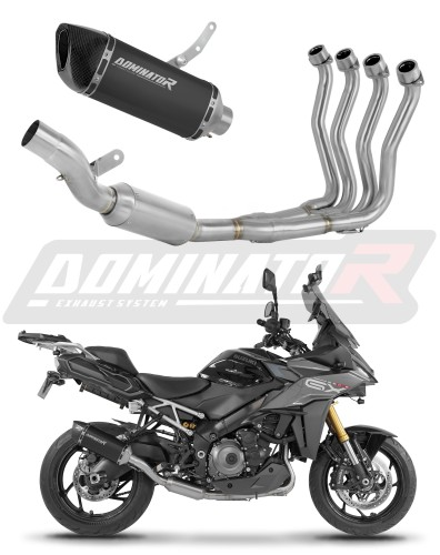 Полная система выхлопа Suzuki GSX-S 1000 GX 2024 DOMINATOR HP6 BLACK