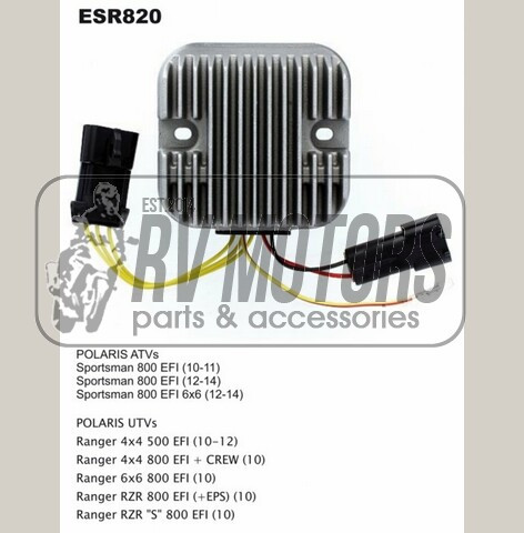 Регулятор напряжения POLARIS SPORTSMAN 800 EFI 10-14, RANGER 500/800 ELECTROSPORT ESR820