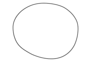 Прокладка крышки сцепления KAWASAKI KXF 450 '19-21  (920550833)  ATHENA M752001640094