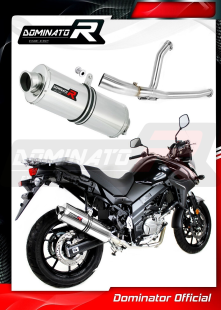 Прямоток DOMINATOR SUZUKI DL 650 V-STROM 2017 - 2020 овальный