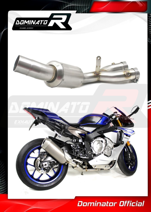 Выхлопной коллектор DOMINATOR YAMAHA YZF R1 1000 DECAT EX RN32 2015 - 2019
