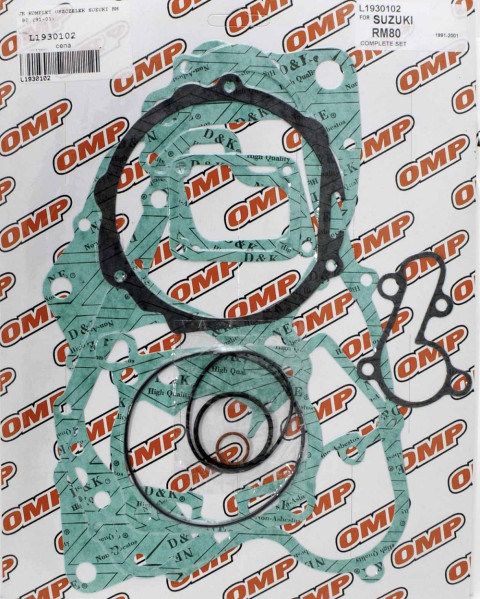 Полный комплект прокладок SUZUKI RM 80 '91-'01 OMP L1930102