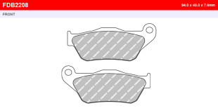 Тормозные колодки FERODO FDB2208EF