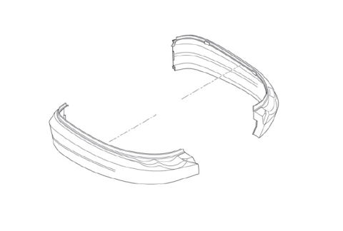 Сменный пластик кофра KAPPA K53N Z693G788OPR