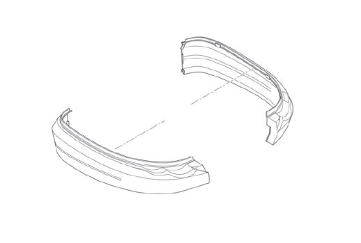 Сменный пластик кофра KAPPA K53N Z693G788OPR