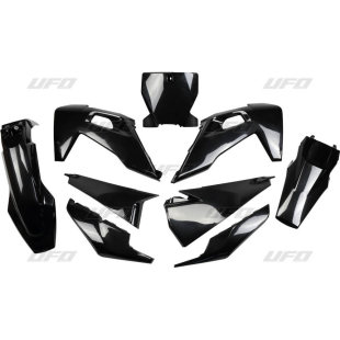 Комплект пластика UFO HUSQVARNA TC 125-250, FC 250-350-450 '19 (чёрный) (HU622E001) HUKIT622001