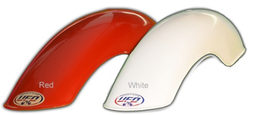 Щиток задний UNIWERSALNY 50CC, 75CC, 80CC '70-'74 UFO белый ME08021W