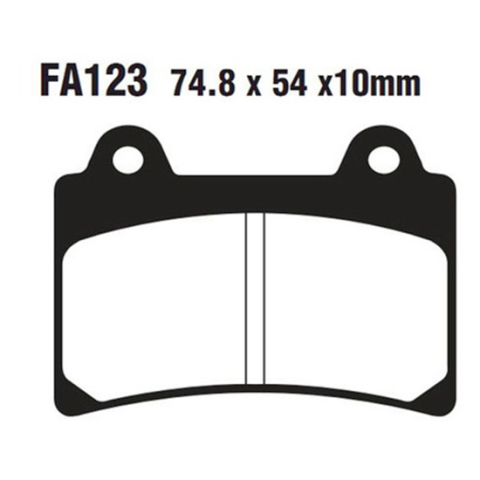 Тормозные колодки EBC FA123 