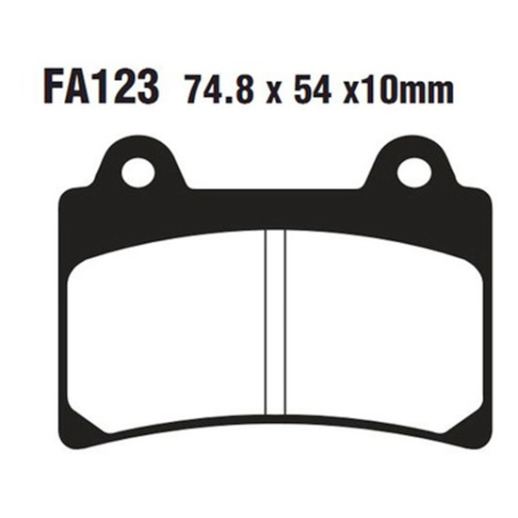 Гальмівні колодки EBC FA123