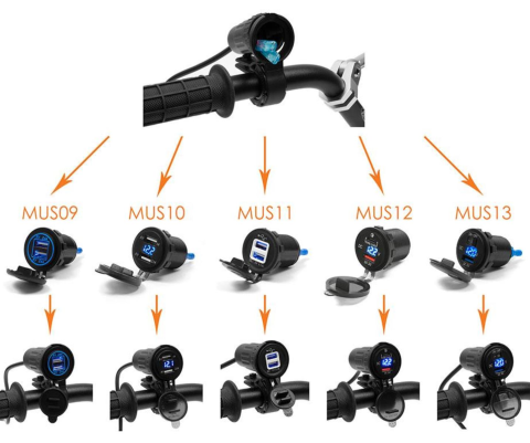 Адаптер на USB зарядное BIKETEC BTMUS28