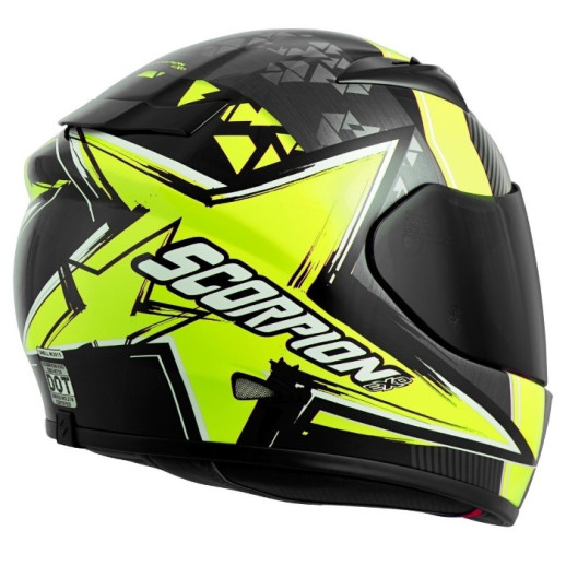 Шолом Scorpion EXO-R710 Crystal neon\black