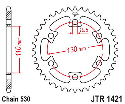 Привідна зірка JT JTR1421.40 (PBR 4401)