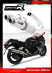 Прямоток DOMINATOR SUZUKI GSXR GSX 1300 R HAYABUSA 2008 - 2019 круглый