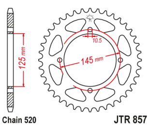 Приводная звезда CHT 857.44 (JTR 857.44)