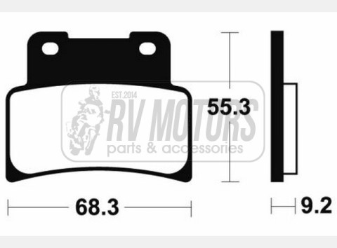 Тормозные колодки SBS 844RS