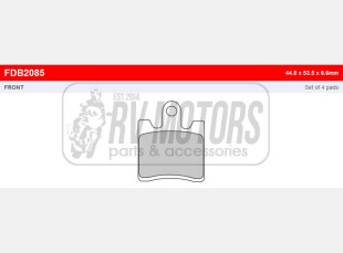 Тормозные колодки FERODO FDB2085P