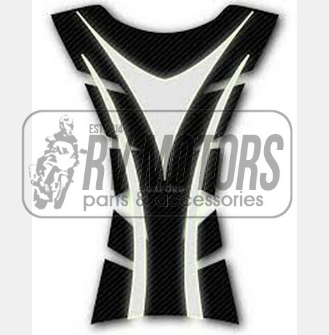 Наклейка на бак OX520 флуоресцентна карбон