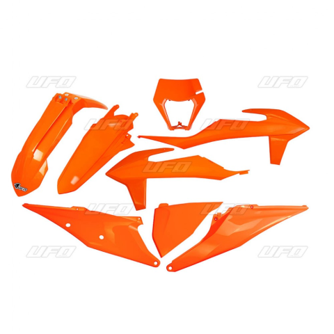 Комплект пластика UFO KTM EXC/EXCF '20 (оранжевый) (KT527E127) KTKIT527127