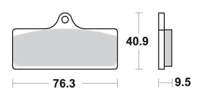 Гальмівні колодки SBS 785RS (FA315)