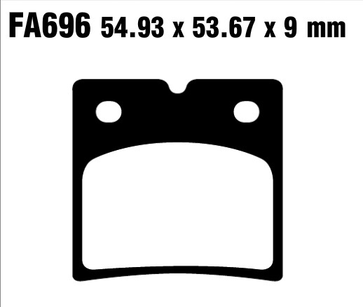 Гальмівні колодки EBC FA696HH