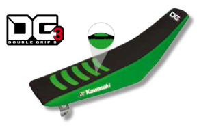 Обшивка сидения KAWASAKI KXF 250 '13-'18, 450 '12-'19 BLACKBIRD DOUBLE GRIP 3 E1431H