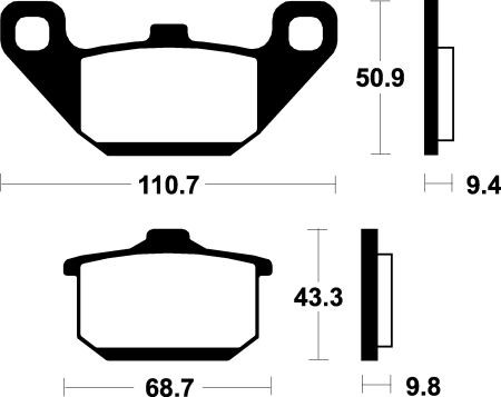 Гальмівні колодки SBS 557HS